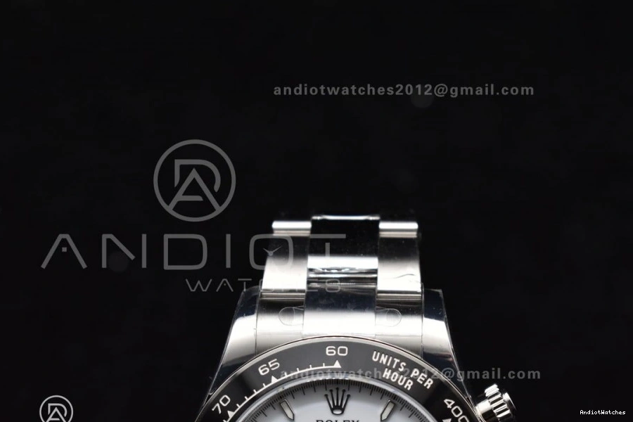 on Edition SS Best VSF 782 126500 1:1 Dial Daytona Steel 904L Bracelet DD Functional White 0317